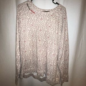 Peace Love World, “feeling loved” sweatshirt